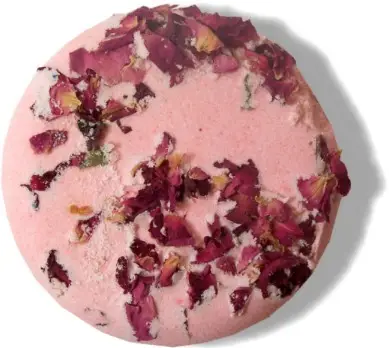 Romantisk blommig badbomb med lavendel och ros - produktbild 8