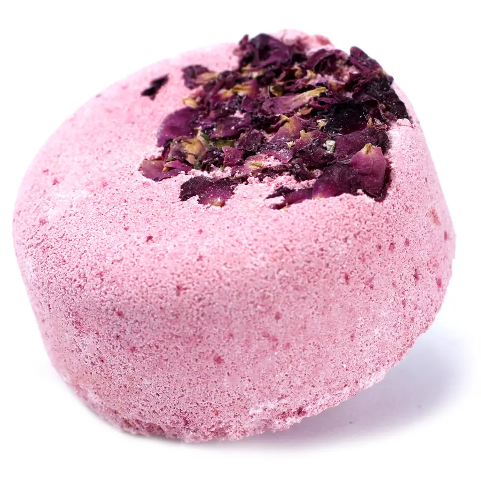 Romantisk blommig badbomb med lavendel och ros - produktbild 9
