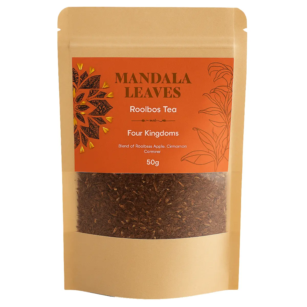 Rooibos-te med äpple och kanel 50 g - produktbild 5