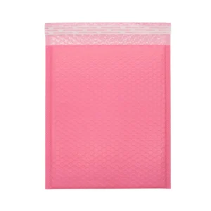 Rosa bubbelkuvert i polyeten 260x300+40 mm - produktbild 2