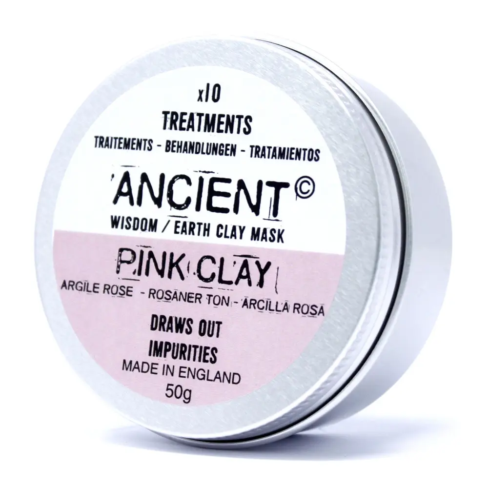 Rosa kaolinlermask för ansiktet 75 g - produktbild 3