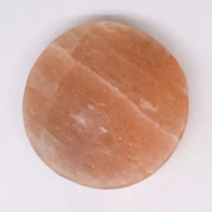 Rund matlagningsplatta av Himalayasalt 20x20x5 cm - produktbild 4