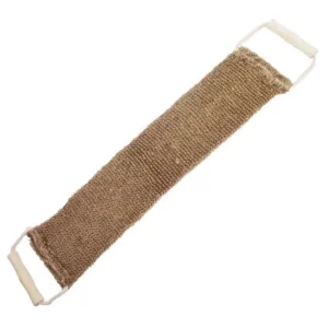 Ryggskrubb i jute med handtag för exfoliering