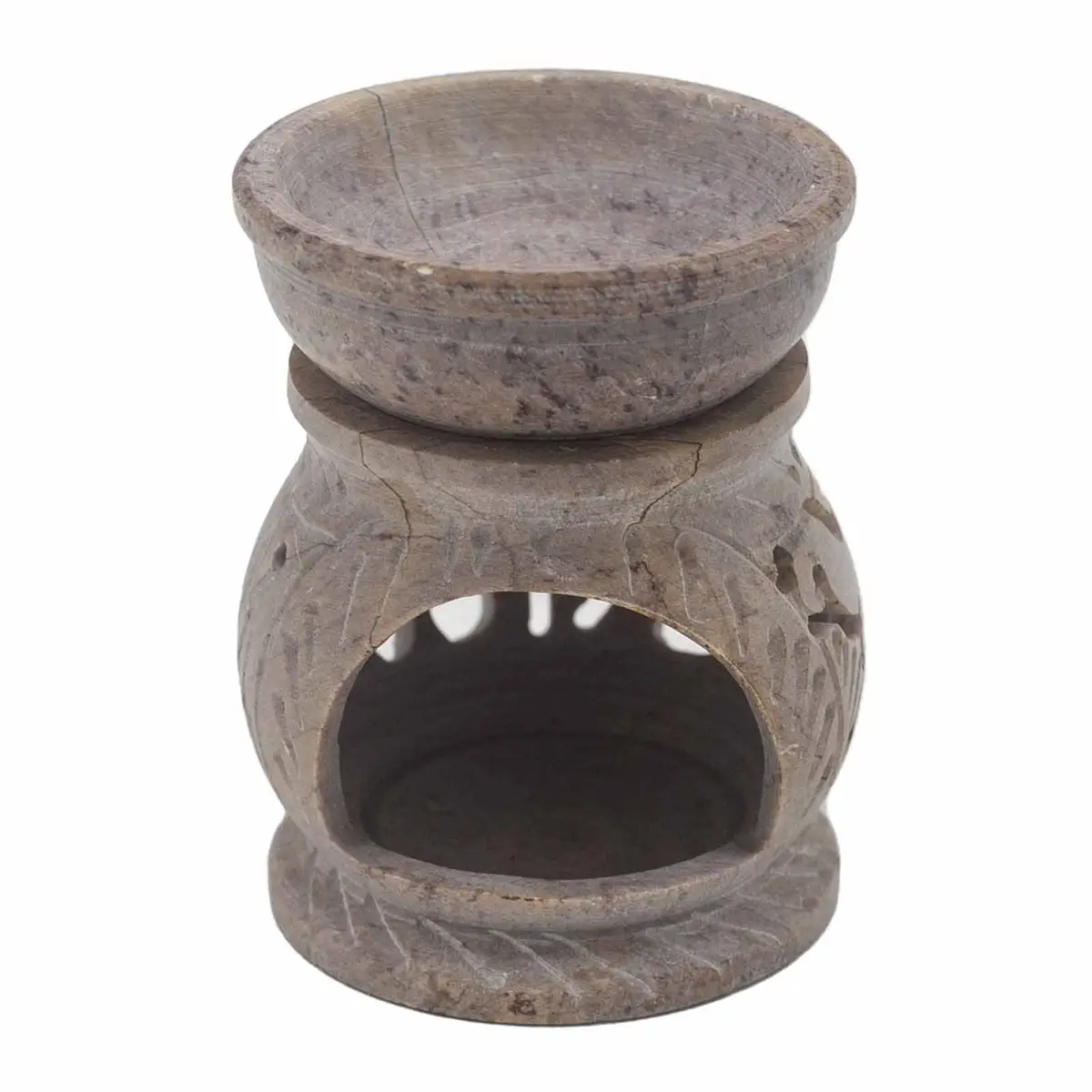 Såpstensolja-brännare med elefantmotiv 8 cm - produktbild 3