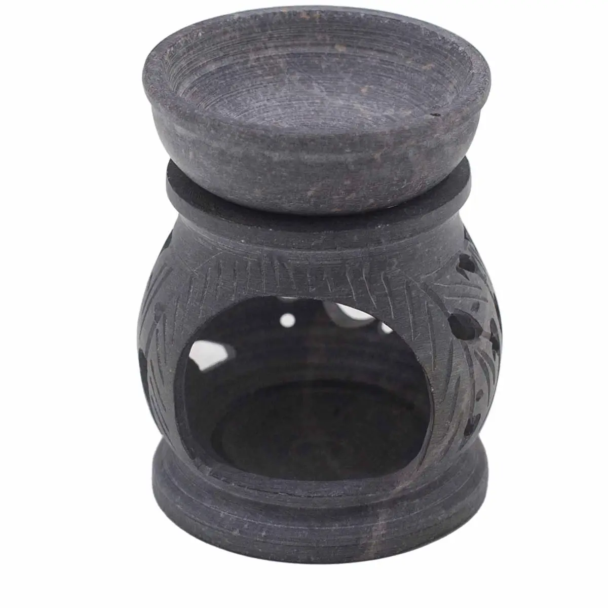 Såpstensolja-brännare med Om-motiv 8 cm - produktbild 3