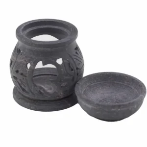 Såpstensolja-brännare med Om-motiv 8 cm - produktbild 4