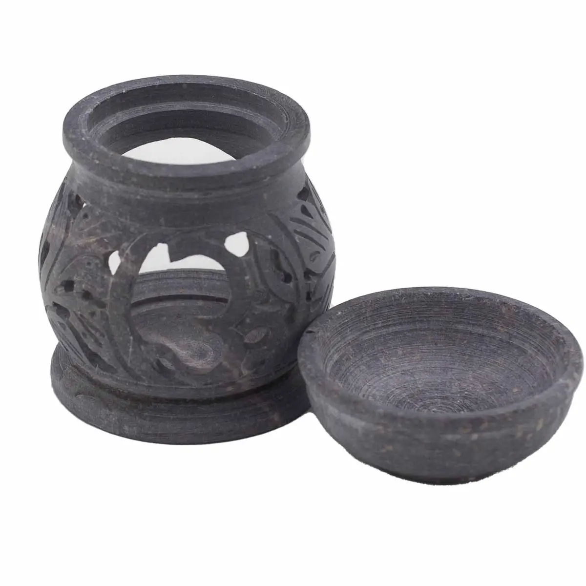 Såpstensolja-brännare med Om-motiv 8 cm - produktbild 4