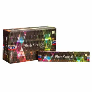 Satya Black Crystal rökelsepinnar 15 gram - produktbild 2