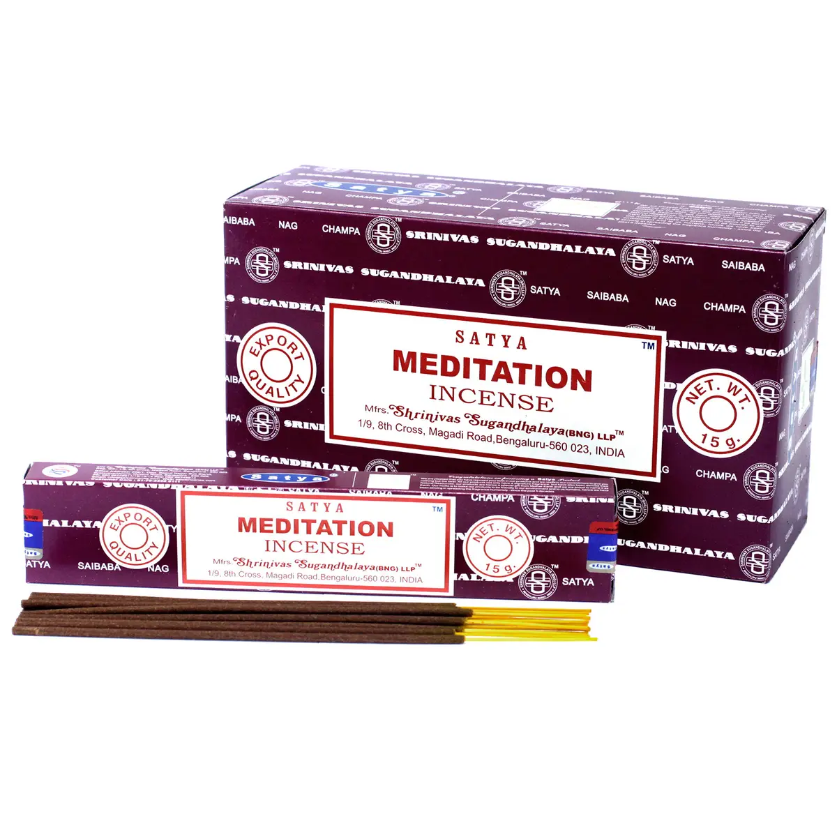Satya Meditation rökelsepinnar 15 g - produktbild 3