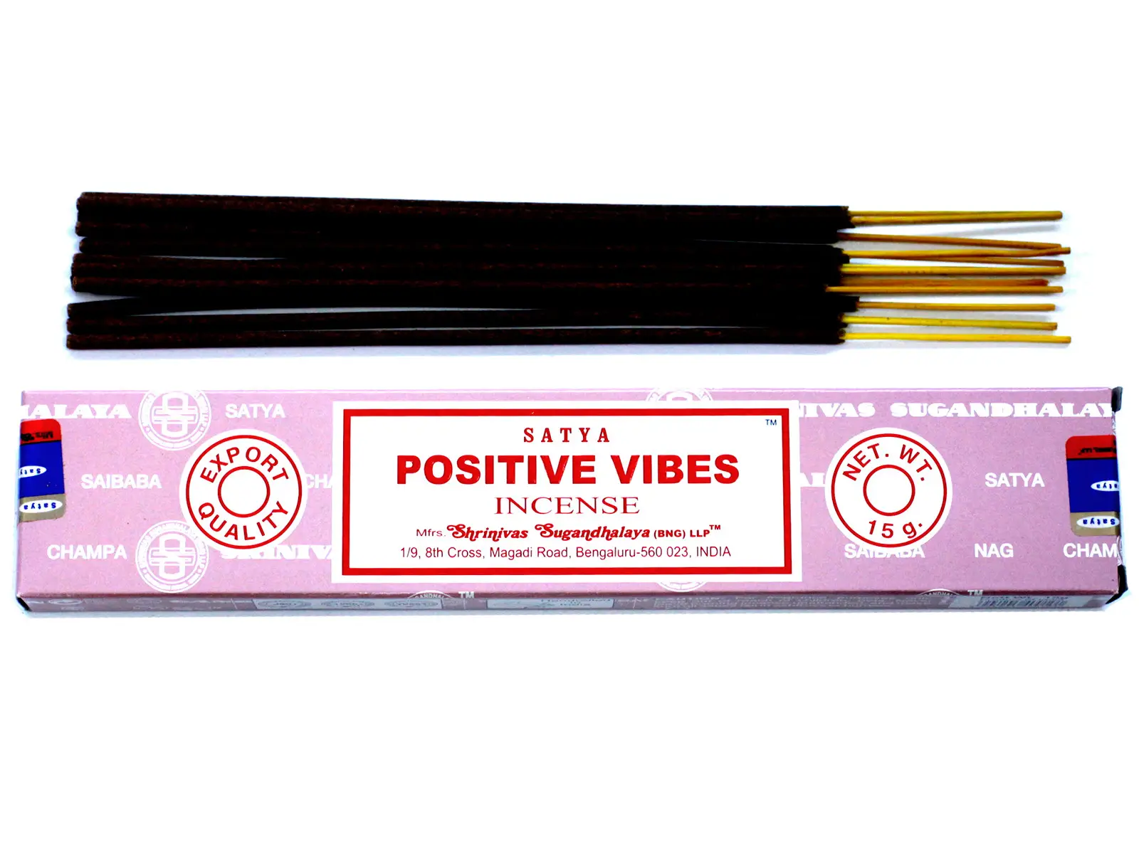 Satya rökelsepinnar 15 g – Positive Vibes - produktbild 2
