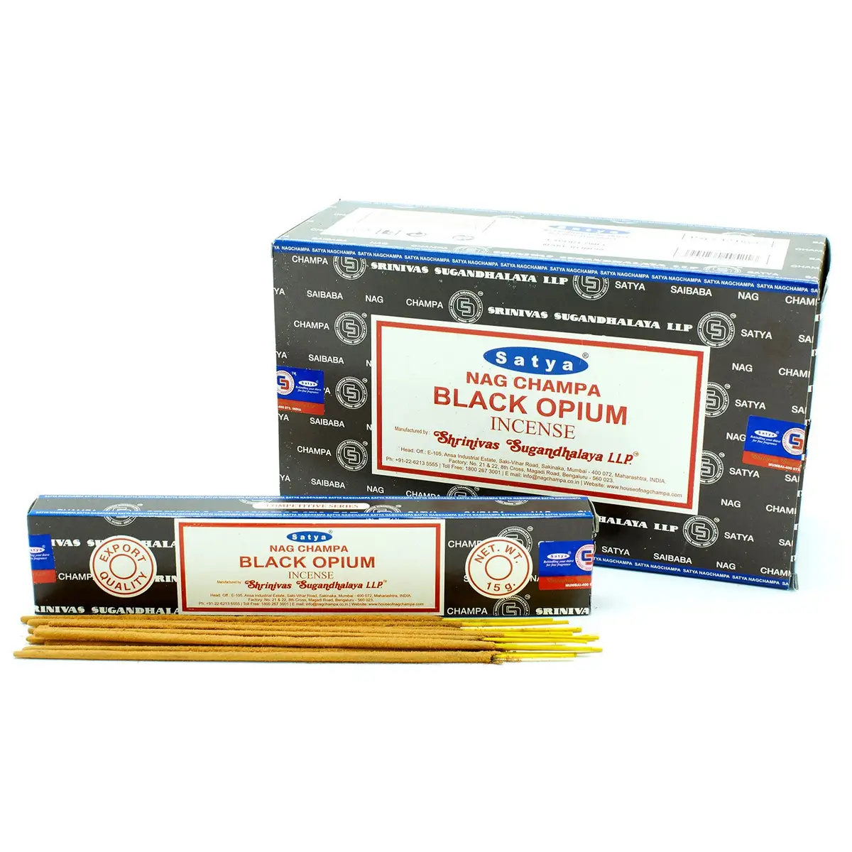 Satya Rökelsepinnar 15g Black Opium - produktbild 3