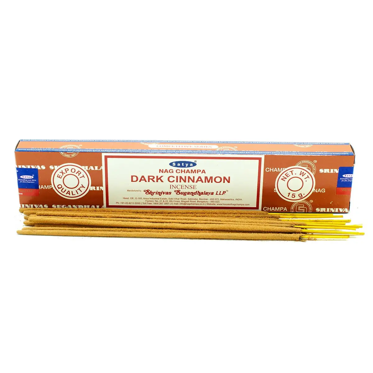 Satya Rökelsepinnar 15g Dark Cinnamon - produktbild 2