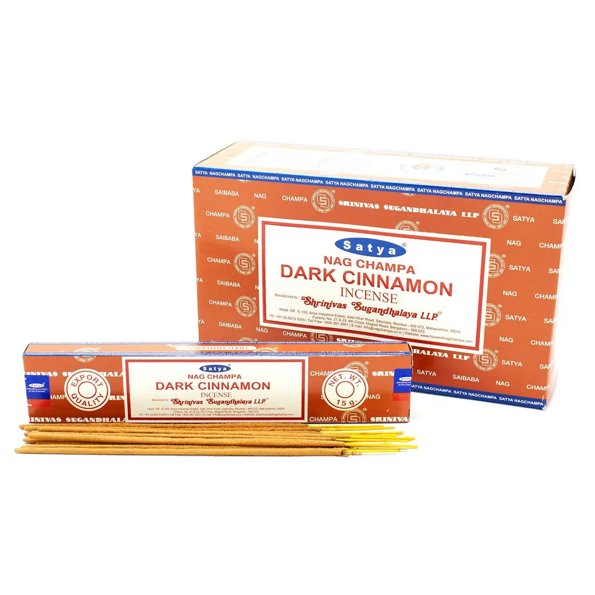 Satya Rökelsepinnar 15g Dark Cinnamon - produktbild 3