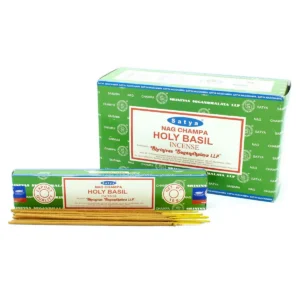 Satya rökelsepinnar 15g – Helig basilika - produktbild 3
