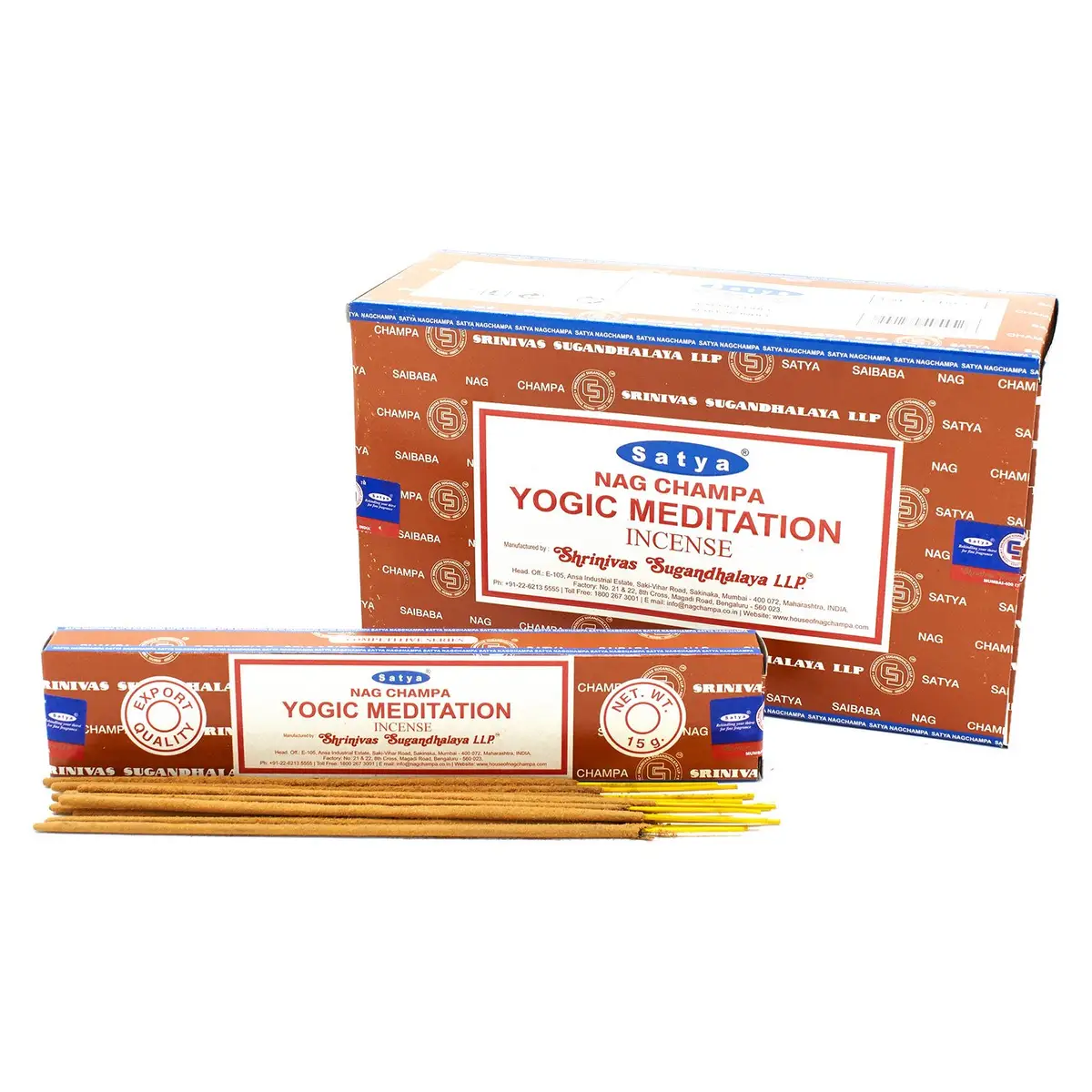 Satya rökelsepinnar 15g Yogic Meditation - produktbild 3