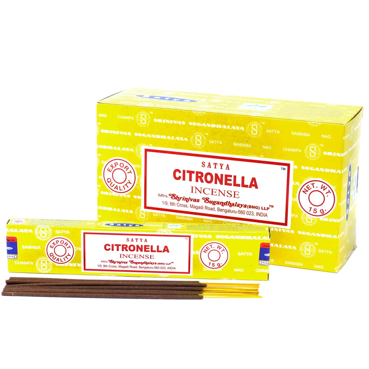 Satya Rökelsepinnar Citronella 15 g - produktbild 3