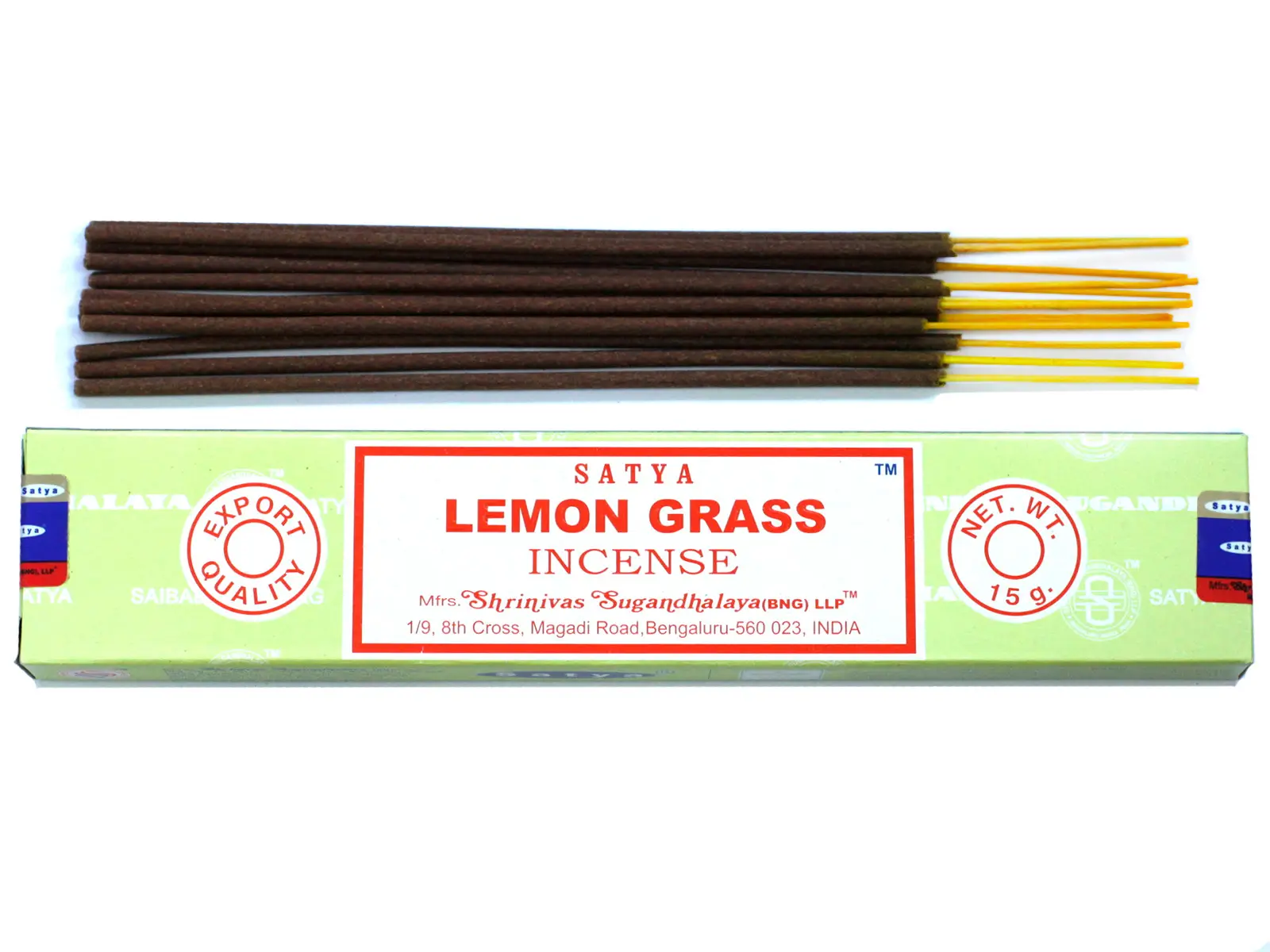 Satya rökelsepinnar med citrongräsdoft 15 g - produktbild 2