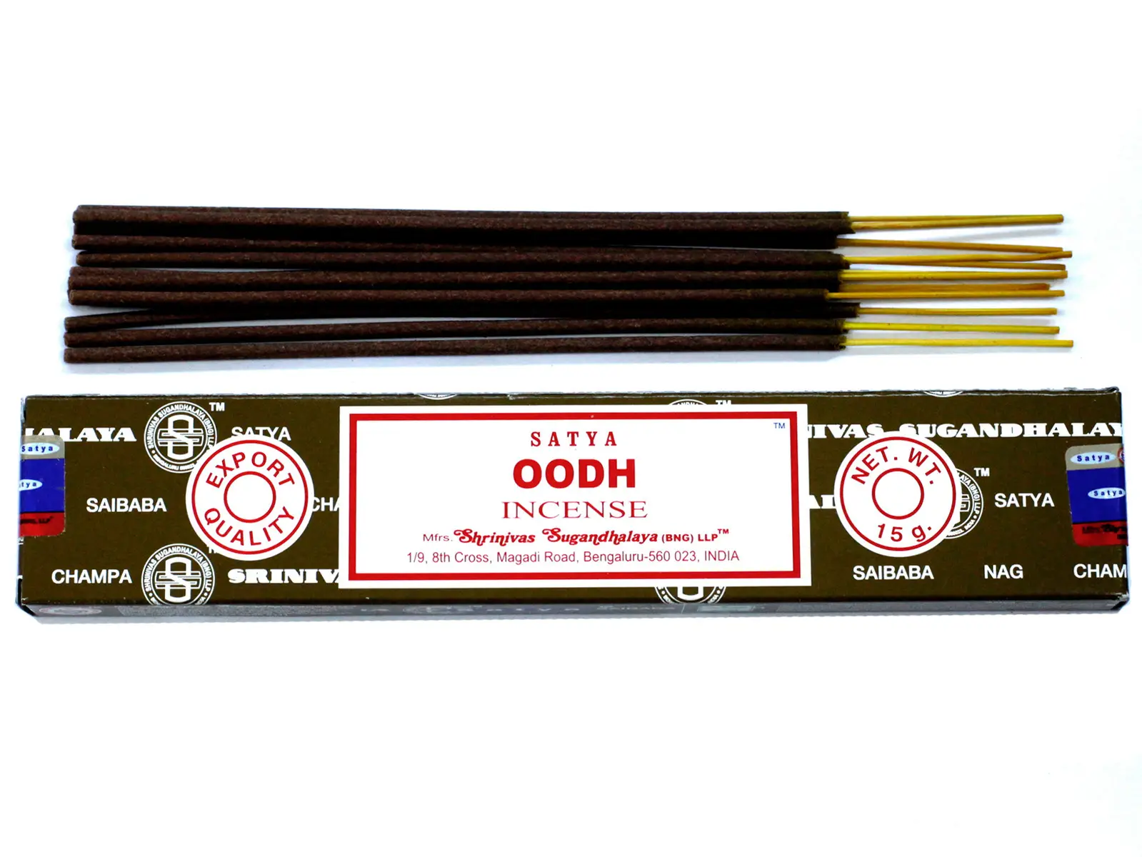 Satya rökelsepinnar Oodh 15 g - produktbild 2