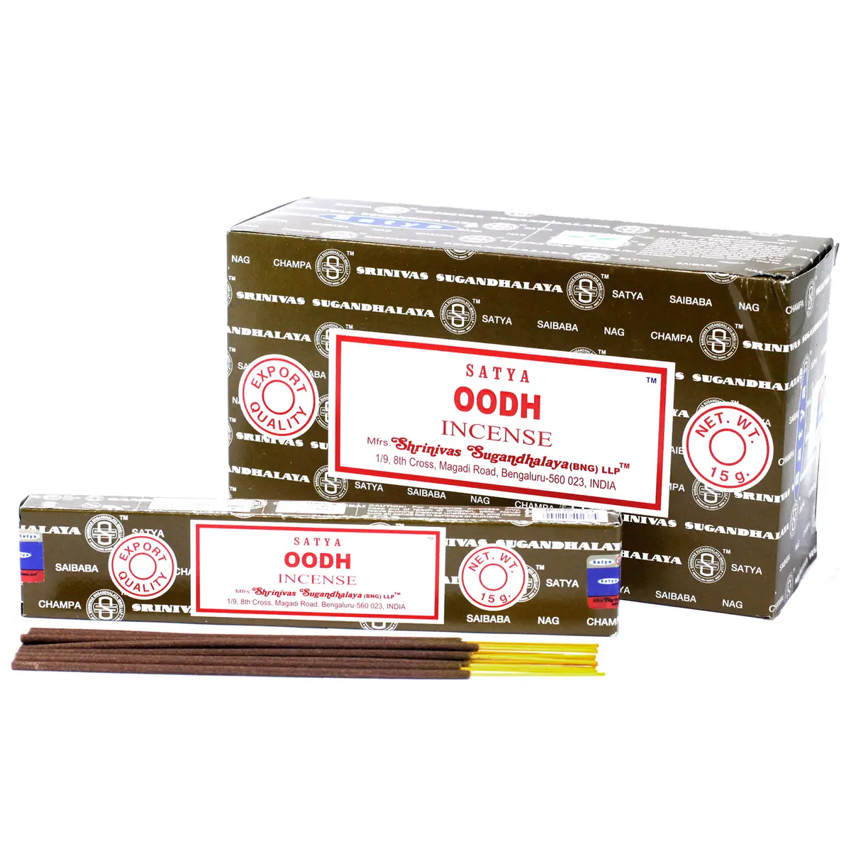 Satya rökelsepinnar Oodh 15 g - produktbild 3