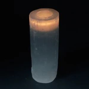 Selenitljusstake cylinder 20 cm - produktbild 3