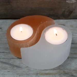 Selenitljusstake Ying Yang - produktbild 4