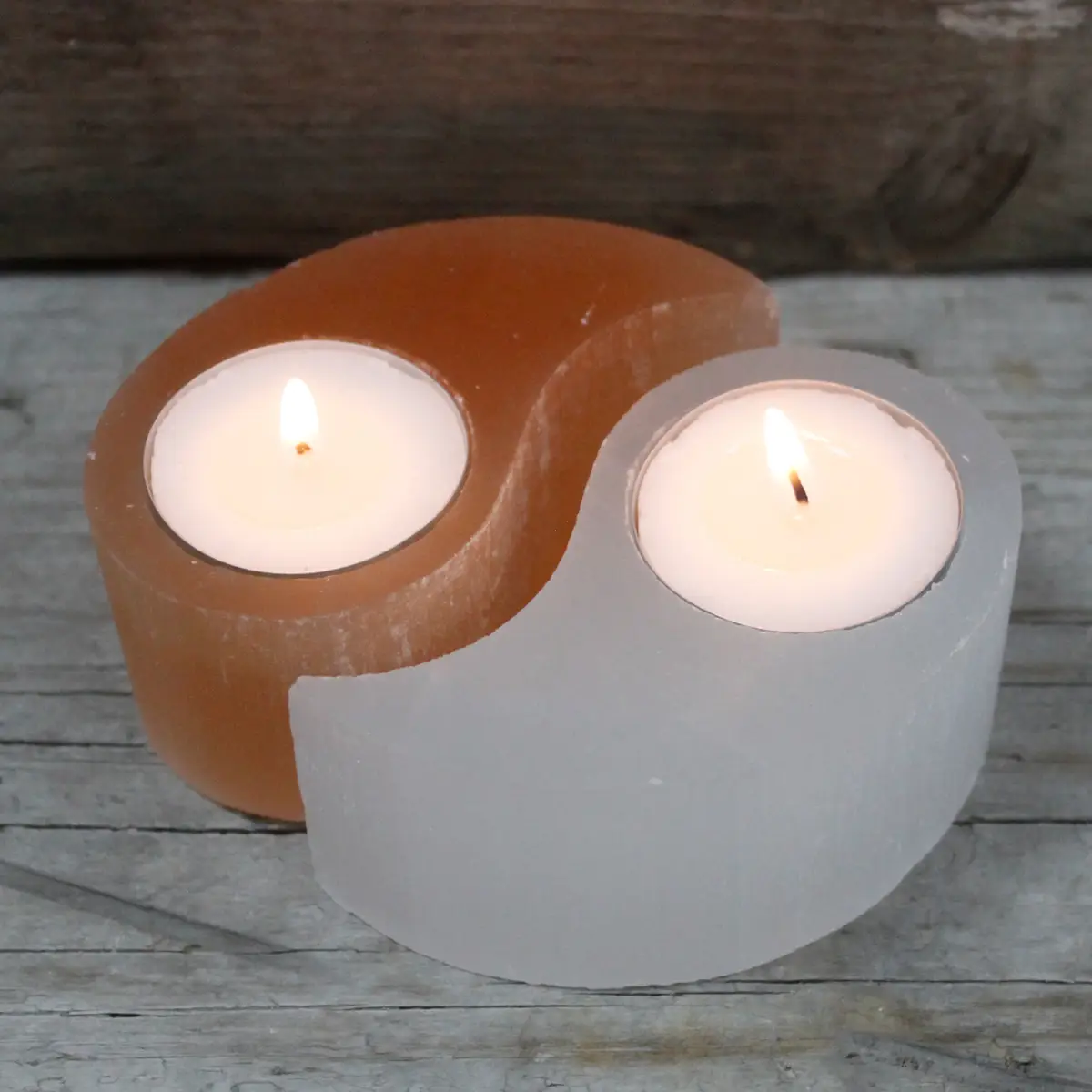 Selenitljusstake Ying Yang - produktbild 4