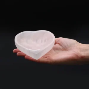 Selenitskål i hjärtform 10 cm - produktbild 2