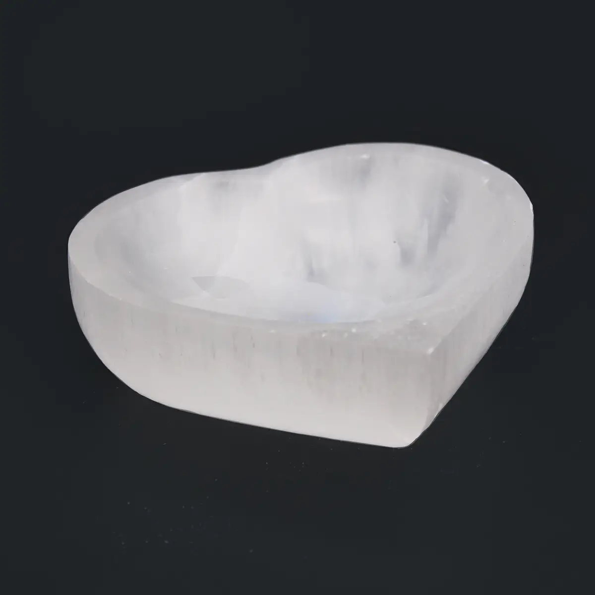 Selenitskål i hjärtform 10 cm - produktbild 3