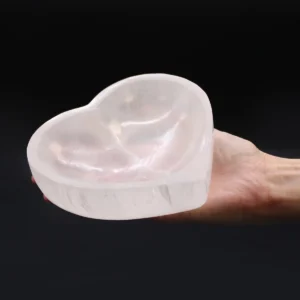 Selenitskål i hjärtform 15 cm - produktbild 2