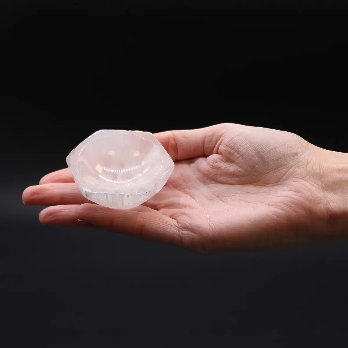 Selenitskål sexkantig 6 cm - produktbild 2