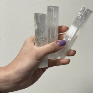 Selenitstav rå kristall 7-10 cm - produktbild 6