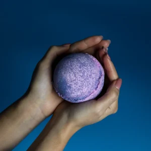 Set med 3 badbomber med Yorkshire Violet-doft - produktbild 2