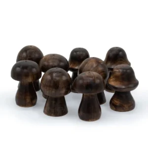 Set med 3 mini rökelsehållare i form av svampar (8 cm, 7 cm, 6,5 cm) - produktbild 4