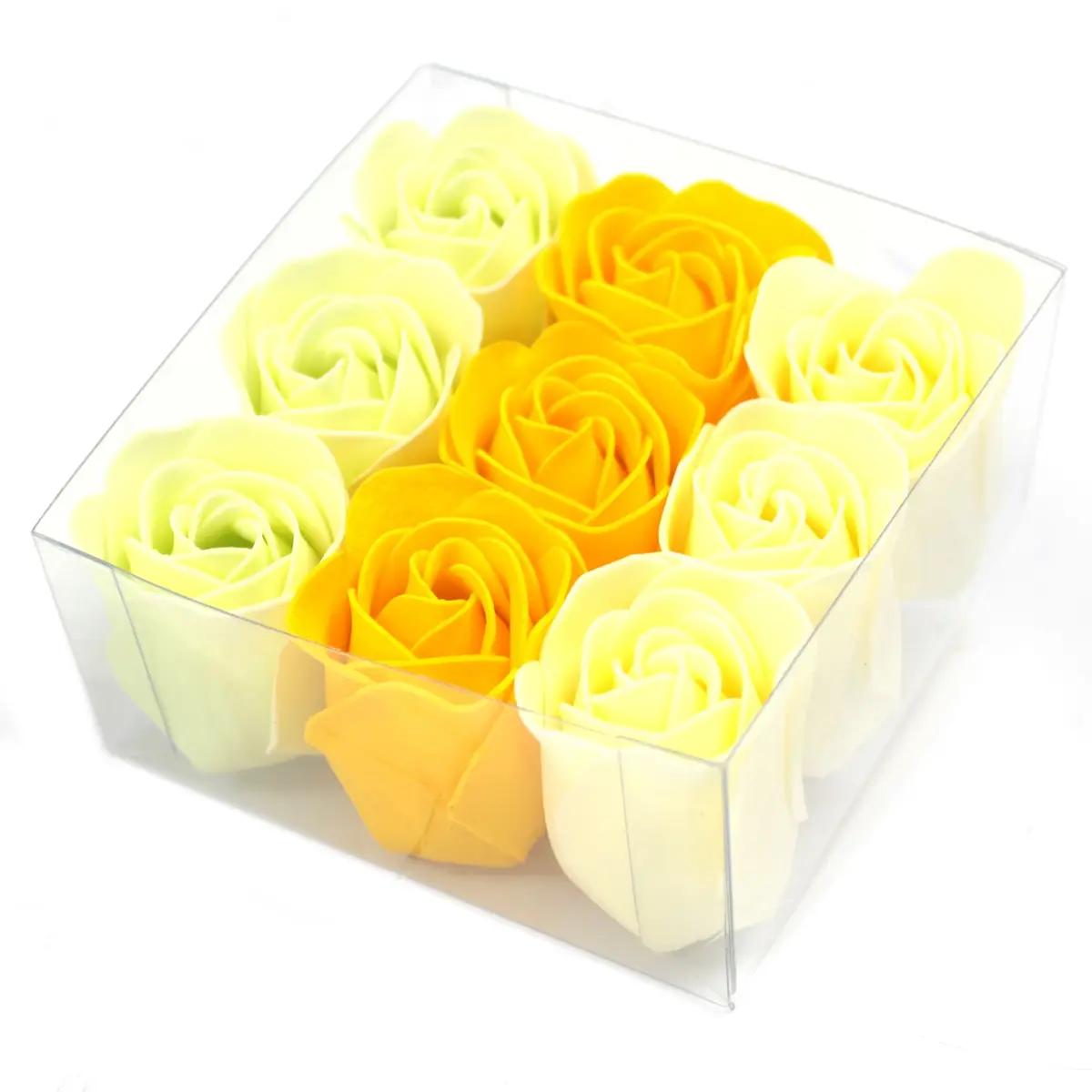 Set med 9 lyxiga tvålblommor i vårrosor - produktbild 3