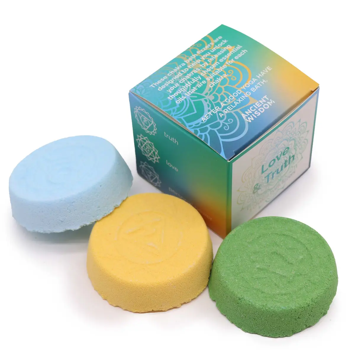 Set med chakra badbomber Love & Truth - produktbild 2