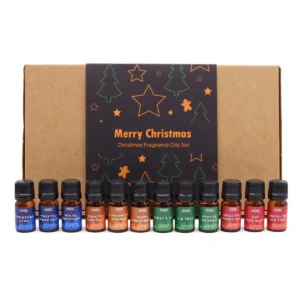 Set med juldoftoljor i 5 ml flaskor med droppare - produktbild 2