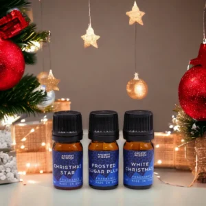 Set med juldoftoljor i 5 ml flaskor med droppare - produktbild 5