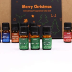 Set med juldoftoljor i 5 ml flaskor med droppare - produktbild 8