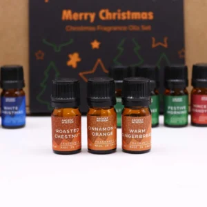 Set med juldoftoljor i 5 ml flaskor med droppare - produktbild 9