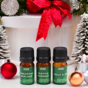 Set med juldoftoljor i 5 ml flaskor med pipett - produktbild 2