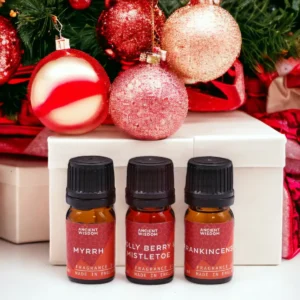 Set med juldoftoljor i 5 ml flaskor med pipett - produktbild 3