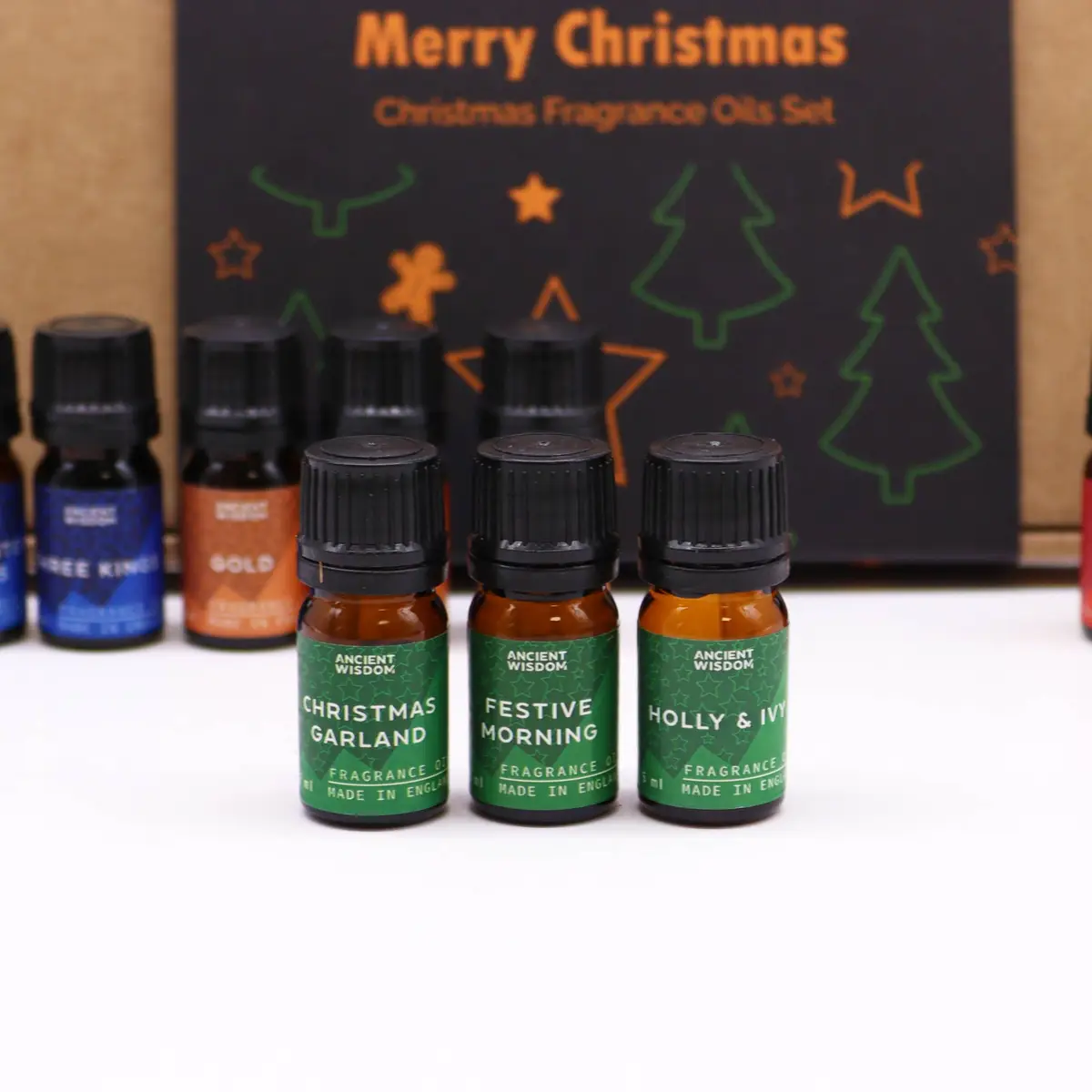 Set med juldoftoljor i 5 ml flaskor med pipett - produktbild 8