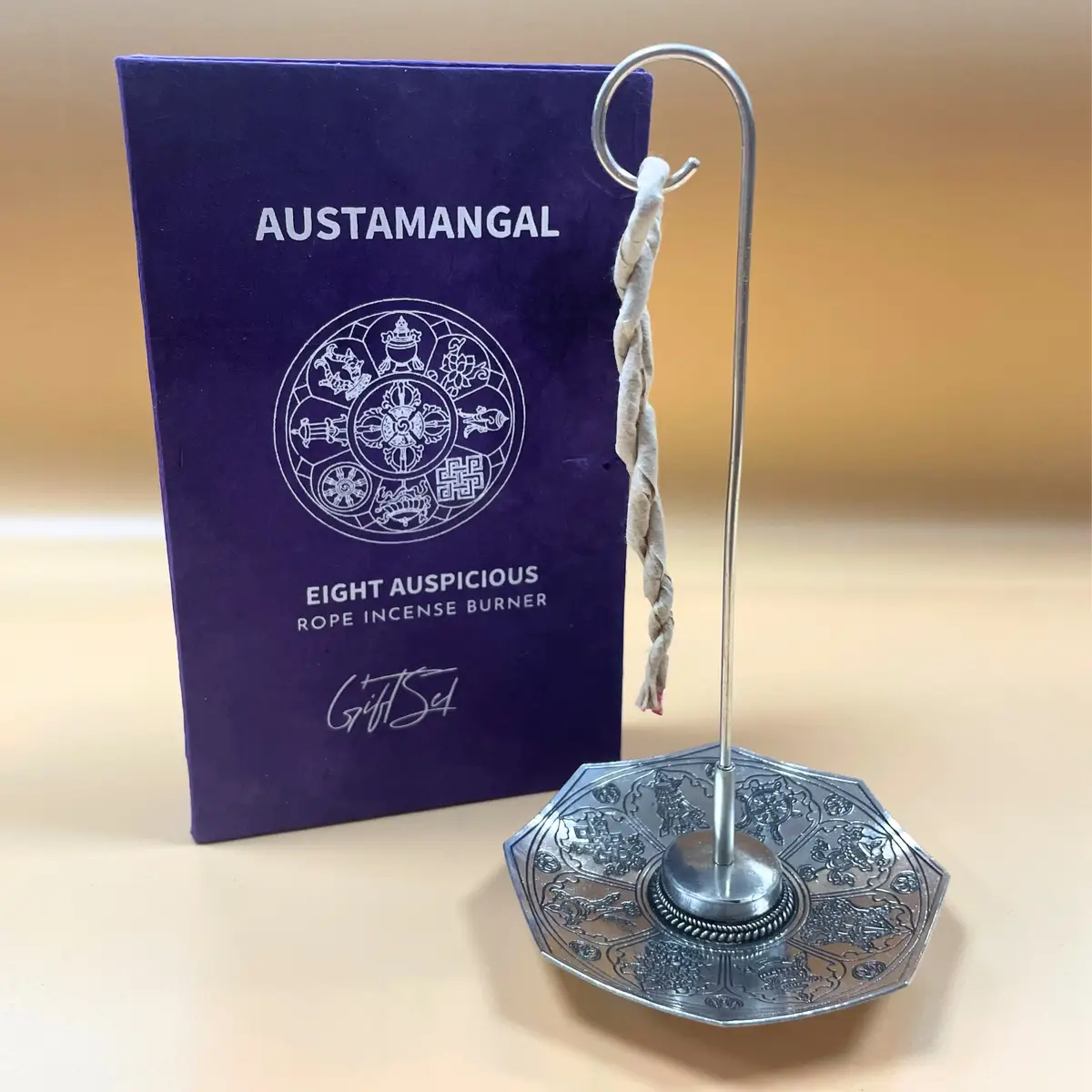 Set med reprökelse och silverpläterad hållare Astamangal - produktbild 2