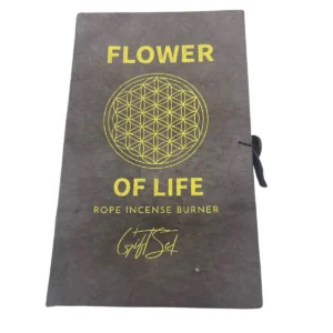 Set med reprökelse och silverpläterad hållare – Livets blomma - produktbild 6