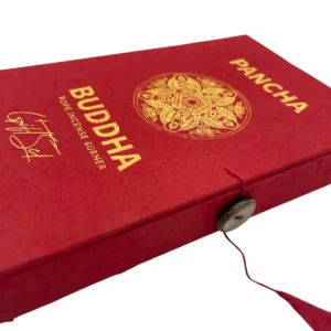 Set med reprökelse och silverpläterad hållare Pancha Buddha - produktbild 2