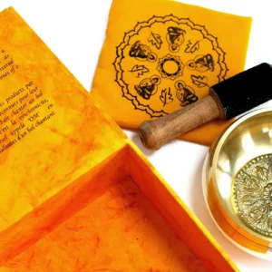Set med tibetansk meditationsklangskål - produktbild 3