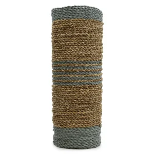 Set med vaser och förvaringskorgar i sjögräs och grått raffia, 4 delar - produktbild 5