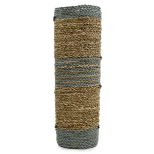 Set med vaser och förvaringskorgar i sjögräs och grått raffia, 4 delar - produktbild 6