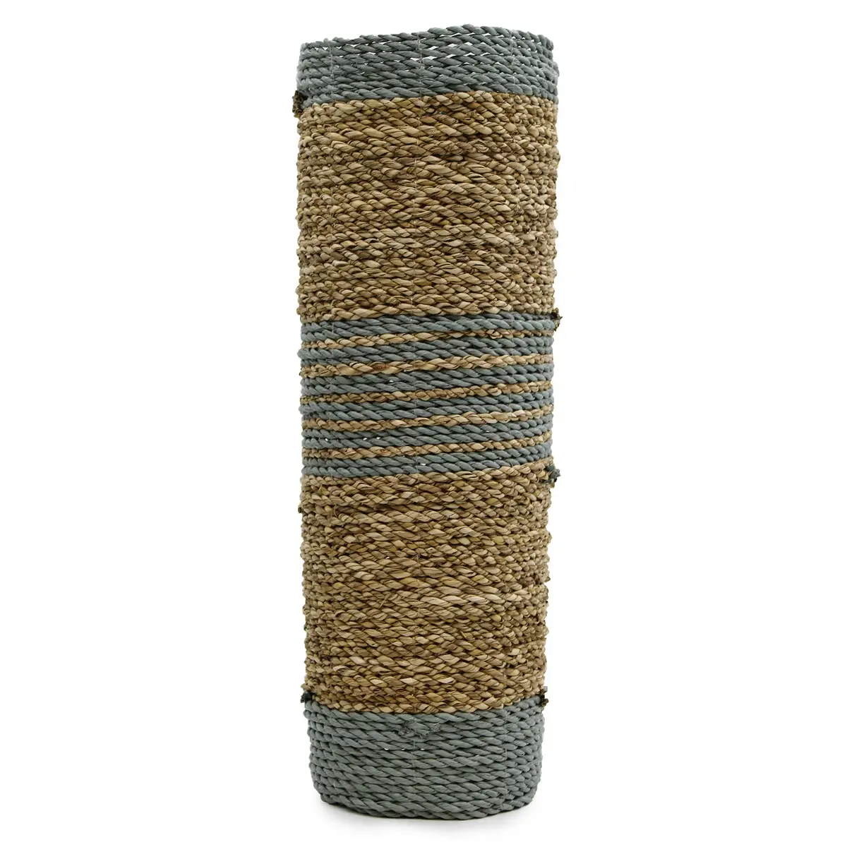 Set med vaser och förvaringskorgar i sjögräs och grått raffia, 4 delar - produktbild 6