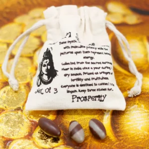 Shiva Lingam-sten i kvarts, 3 st - produktbild 2